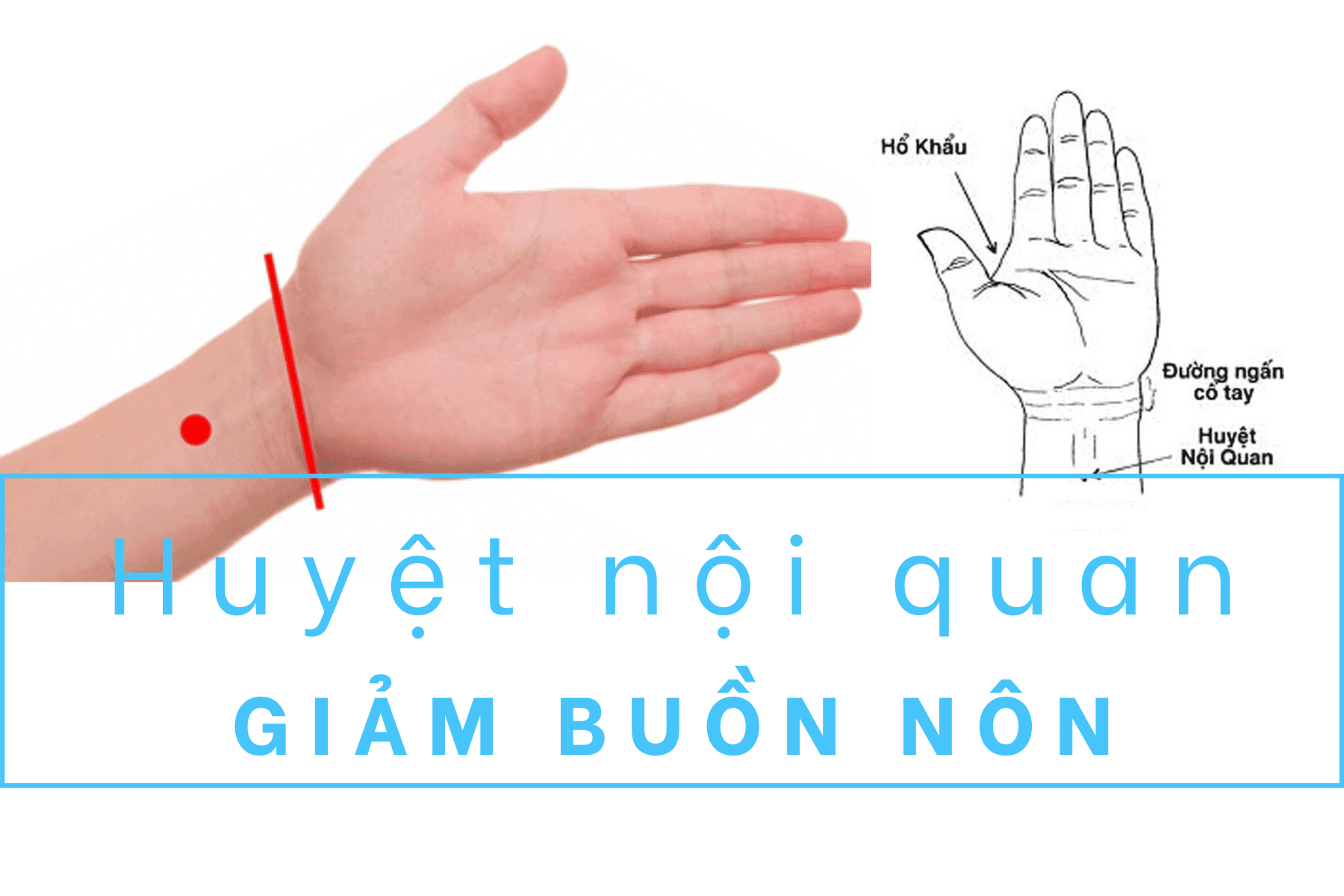 Hình ảnh Bấm huyệt giúp giải quyết các cơn buồn nôn hiệu quả