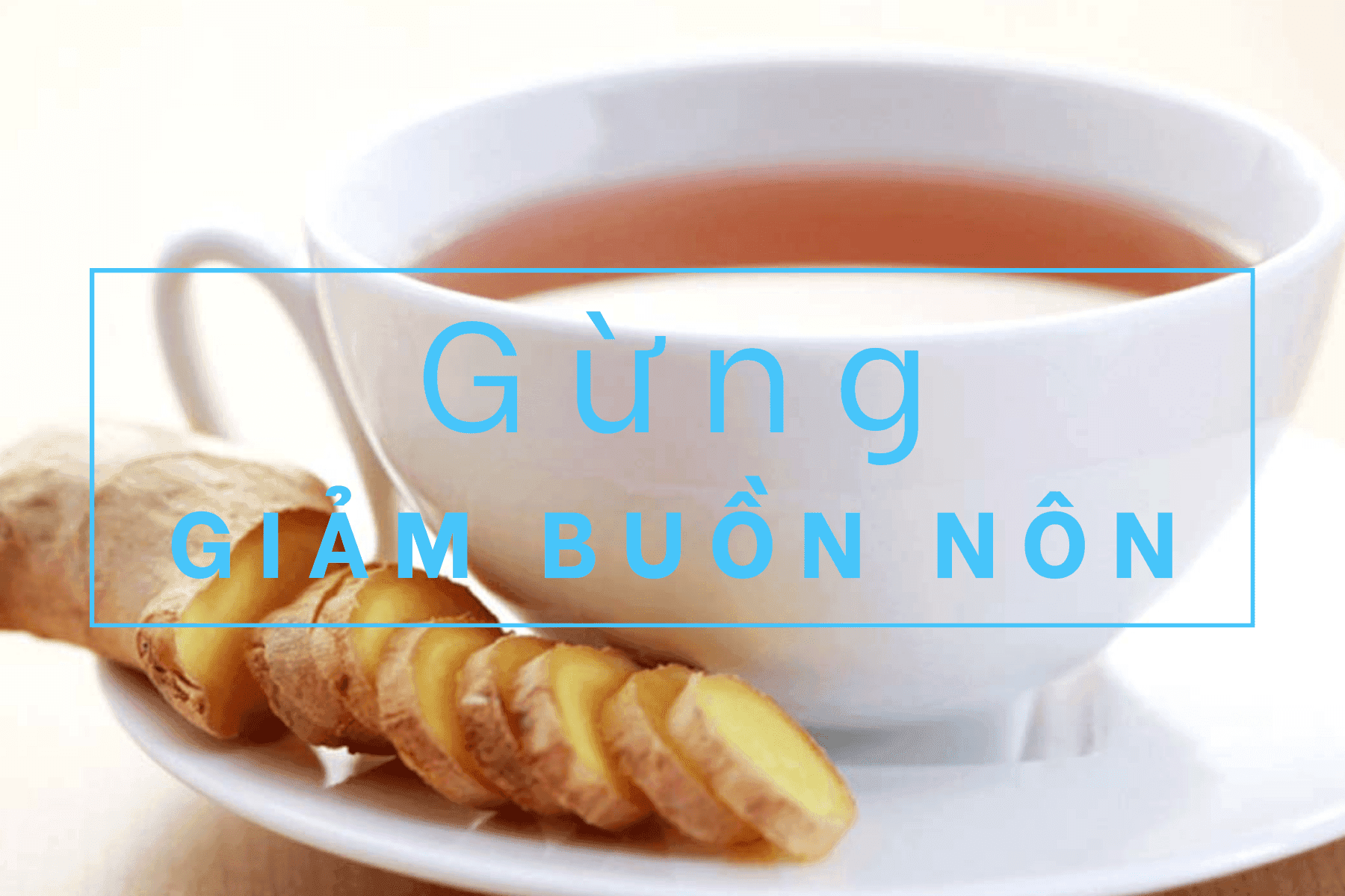 Hình ảnh Gừng là một phương pháp điều trị buồn nôn, ói mửa hiệu quả