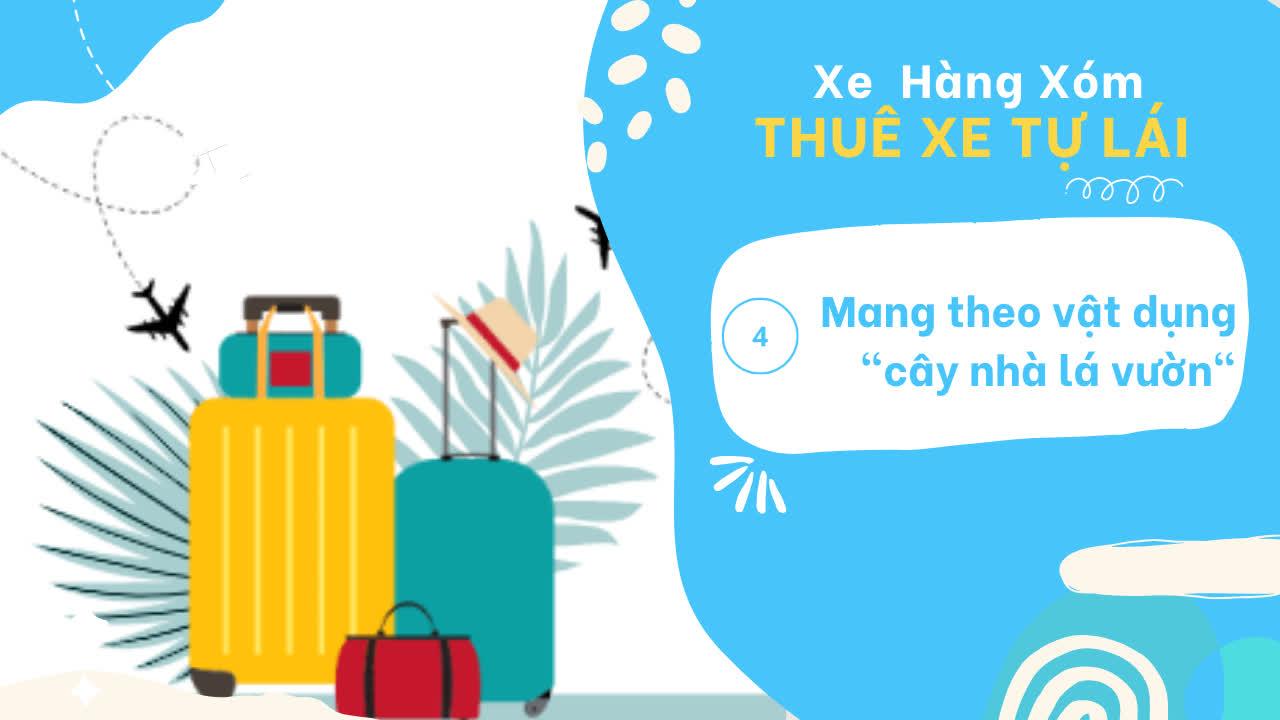 Hình ảnh Mang theo những vật dụng cây nhà lá vườn Khi Du Lịch