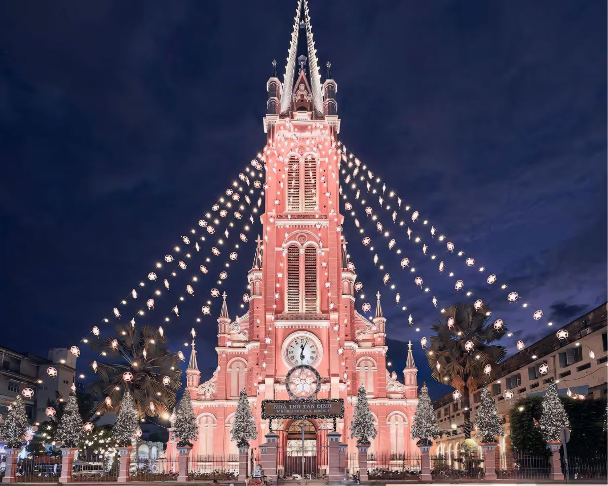 Hình ảnh Nhà thờ Tân Định Noel