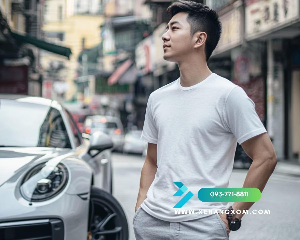 Doanh nhân tự tin sử dụng dịch vụ thuê xe 4 chỗ tự lái của Xe Hàng Xóm cho chuyến công tác tại TPHCM