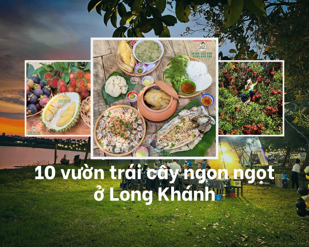 vườn trái cây ngon ngọt ở Long Khánh